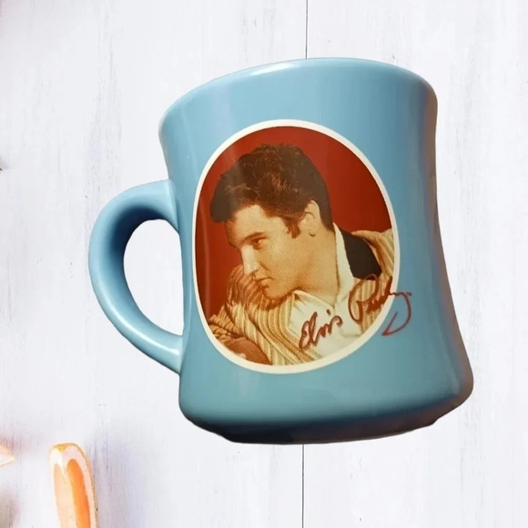Signature product Elvis Presley coffee mug blue - Picture 4 of 5